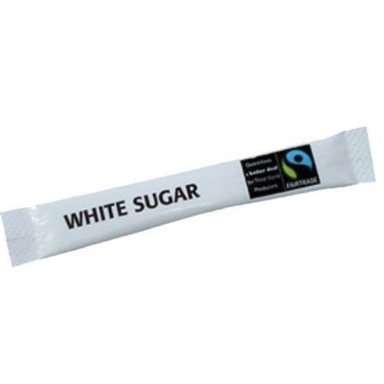 Fairtrade White Sugar Sticks 2g (1000)