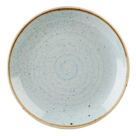 Churchill Stonecast Coupe Plate 12.75" Duck Egg (Case Of 6)