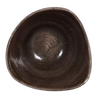 Stonecast Triangle Bowl 6" Patina Iron Black (12) *p