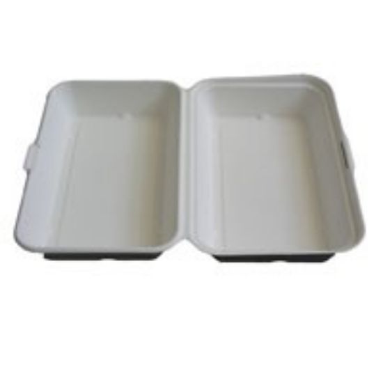 Compostable Sugar Cane Burger Box 239x155x69mm (50)