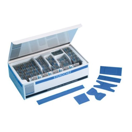 Hypoallergenic Blue Plasters - 4cm x 4cm (50)