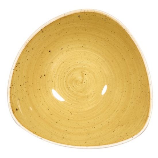 STONECAST LOTUS BOWL 7.25" MUSTARD (12)