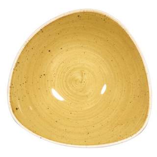 STONECAST LOTUS BOWL 7.25" MUSTARD (12)