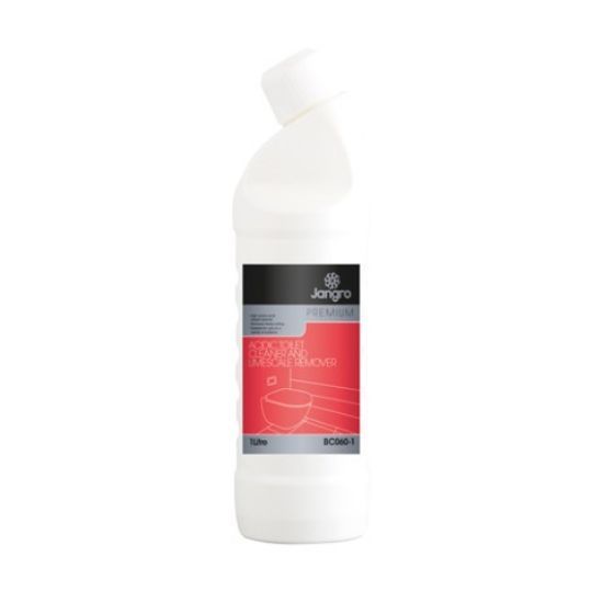 JANGRO PREMIUM ACIDIC TOILET CLEANER AND LIMESCALE REMOVER 1LTR **LQ**  *S