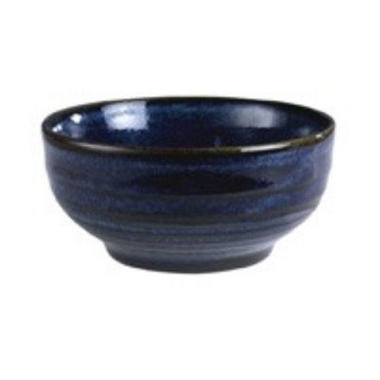 Churchill Bit On The Side Ripple Snack Bowl 10oz Sapphire (Case Of 12)