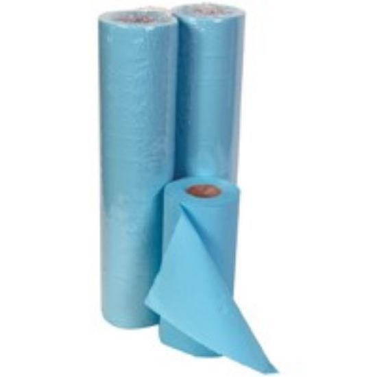 JANGRO HYGIENE ROLL  2ply 25CM X 46M BLUE EMBOSSED (18)