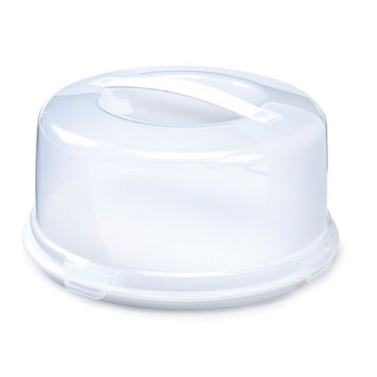 Cake Box Round 33x33x16.5cm White *p