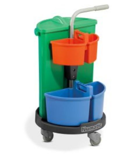 Numatic Carousel Cleaning Trolley Nc3g W54cm X D48cm X H89cm