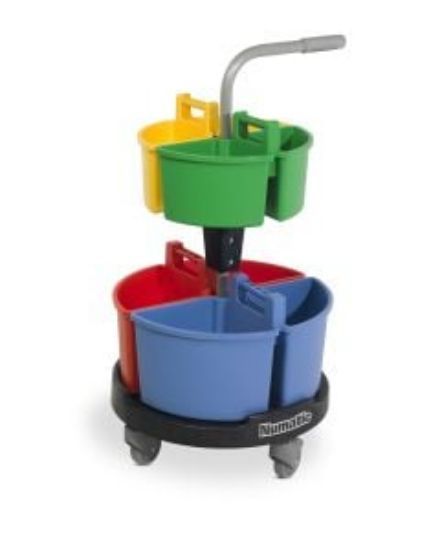 Numatic Carousel Cleaning Trolley Nc4r W54cm X D48cm X H89cm