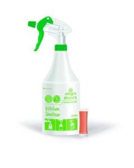 Jangro Complete Bottle/Trigger/Sachet - Kitchen Sanitiser Sachets