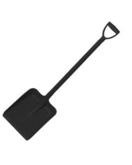 Jangro Heavy Duty D-Gripo Hygiene Shovel Black