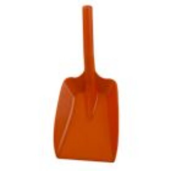 Jangro Hygiene Hand Shovel With Soft Grip Orange