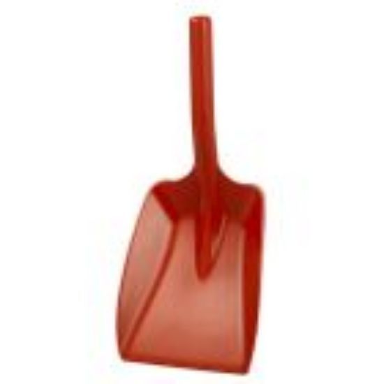 Jangro Hygiene Hand Shovel With Soft Grip Red