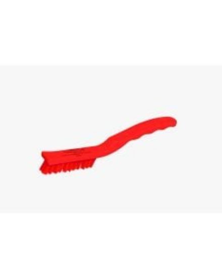 Detail Brush Stiff 225mm Red