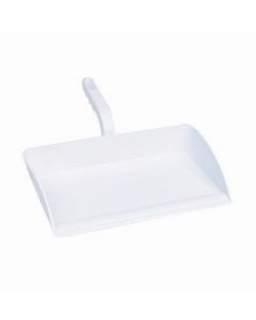 Open Plastic Dustpan 300mm White