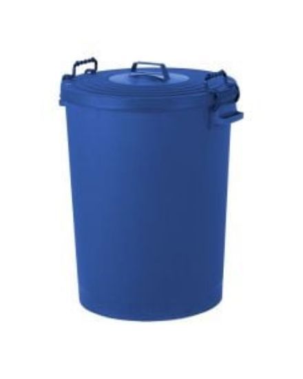 Food Grade Bin With Lid 110ltr Blue