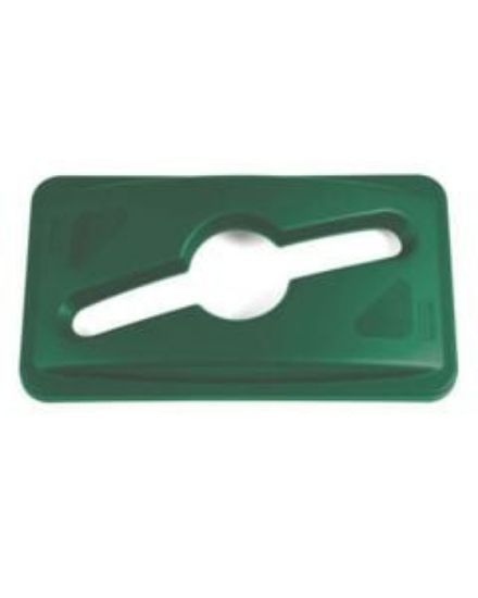 Rubbermaid Slim Jim Combining Mingle Lid - Green