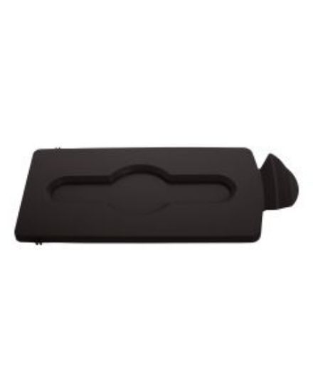 Rubbermaid Slim Jim Recycling Centre - Closed Lid - Brown