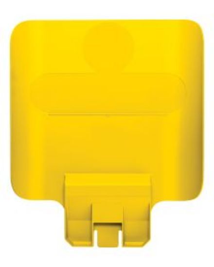 Rubbermaid Slim Jim Recycling Centre Billboard - Yellow