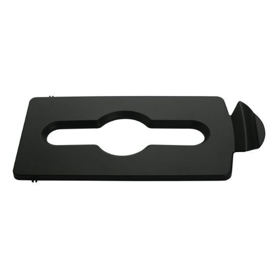 Rubbermaid Slim Jim Recycling Centre Mixed Recycling Lid - Black