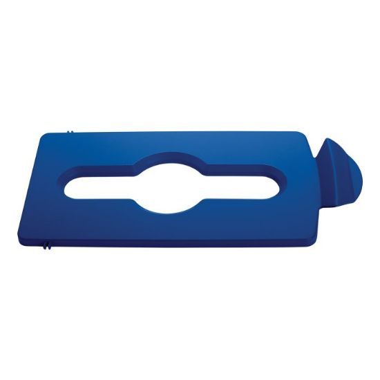 Rubbermaid Slim Jim Recycling Centre Mixed Recycling Lid - Blue