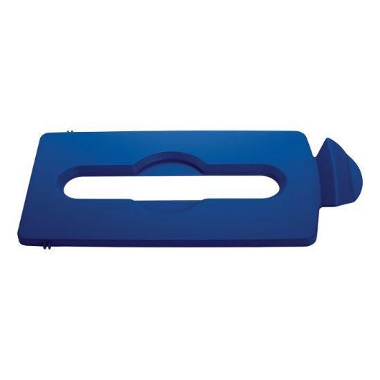 Rubbermaid Slim Jim Recycling Centre Paper Slot Lid - Blue