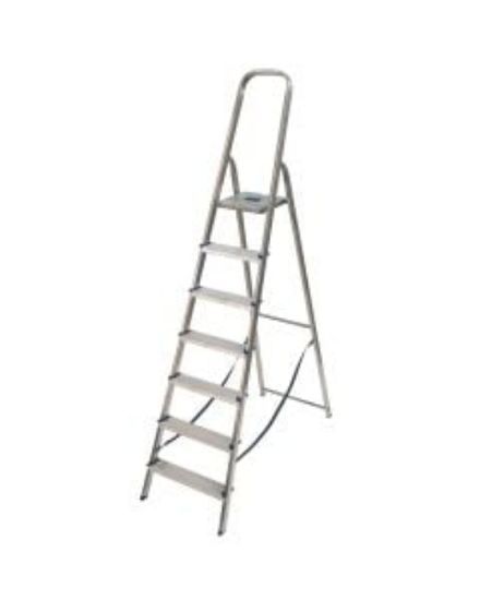 LIGHT WEIGHT ALUMINIUM 7 TREAD LADDER