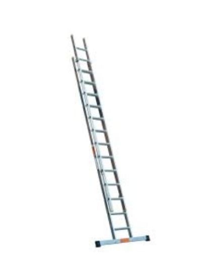 PRO EXTENSION ALUMINIUM DOUBLE LADDER INC. STABILISER EN1313.5M
