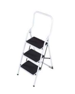 STEEL SAFETY STEP LADDER 3 TREAD