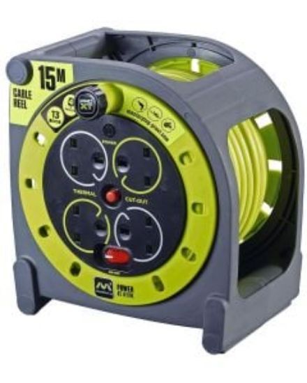 4 Way Extension Reel - 15m