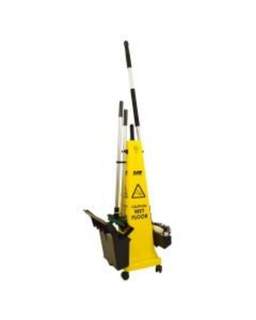 MOBILE SPILL MANAGEMENT KIT WITH GREEN SQUEEGEE BRUSH