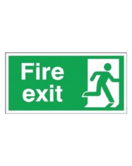 Final Fire Exit Sign 150x300 S/A