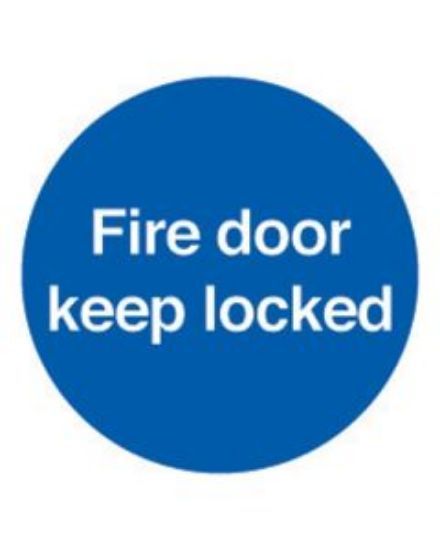 FIRE DOOR KEEP LOCKED 100X100 S/A
