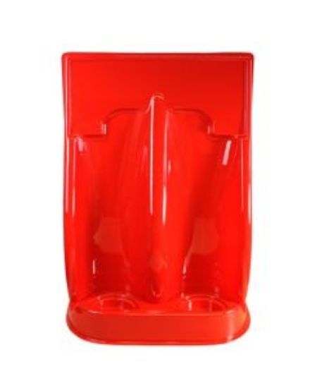 Fire Extinguisher Stand Double Red