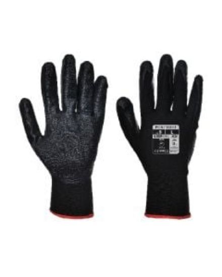 Dexti-Grip Glove Nitrile Foam Black Size 11/XXL
