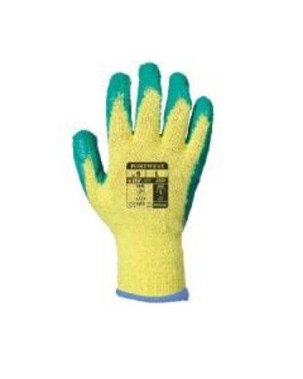 Fortis Grip Glove Yellow/Green Size 8/M