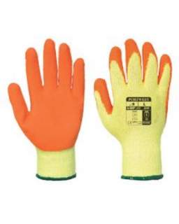 Fortis Grip Glove Yellow/Orange Size 8/M
