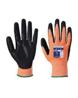 Nitrile Foam Glove Cut B13 Amber/Black Size 9/L