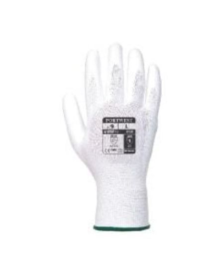 PU PALM GLOVE WHITE SIZE 9/L