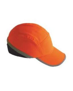HI VIS BUMP CAP ORANGE WITH MESH PANEL