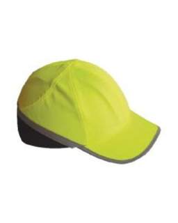 HI VIS BUMP CAP YELLOW WITH MESH PANEL