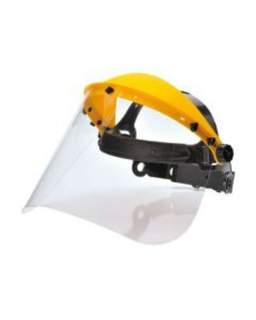 Faceshield With Clear Visor Yellow/ Black