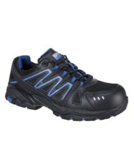 COMPOSITELITE VISTULA TRAINER S1P BLACK/BLUE  SIZE 10