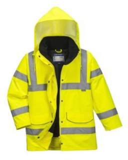 HI VIS LADIES TRAFFIC JACKET YELLOW SIZE XL