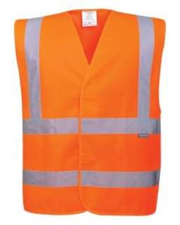 Hi-Vis Waistcoat Orange 4XL-5XL