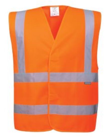 Hi-Vis Waistcoat Orange L-XL