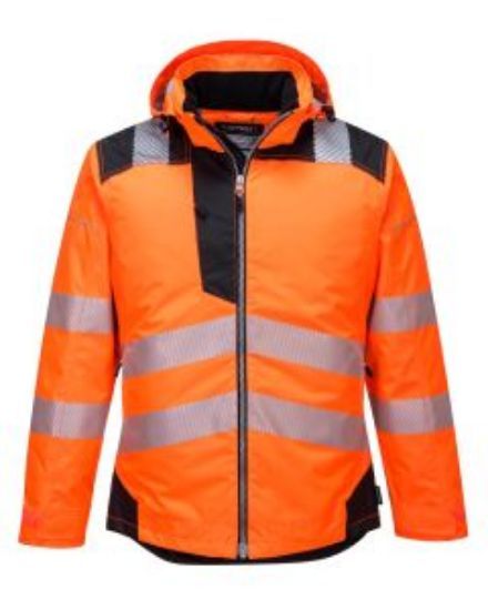 Vision Hi Vis Rain Jacket Orange Size M