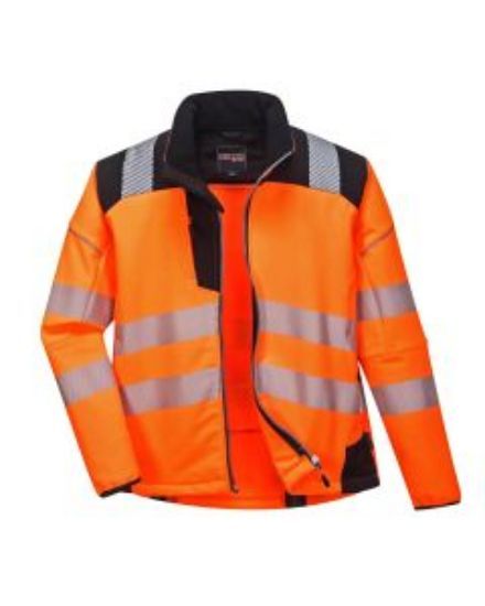Vision Hi Vis Softshell Orange Size M