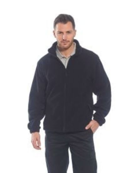 Aran Fleece Jacket Black S