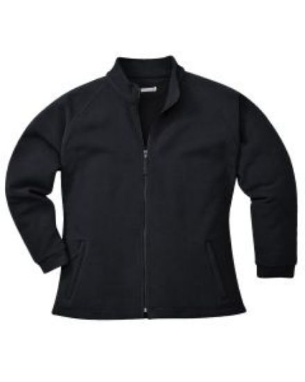 ARAN LADIES FLEECE BLACK SIZE M